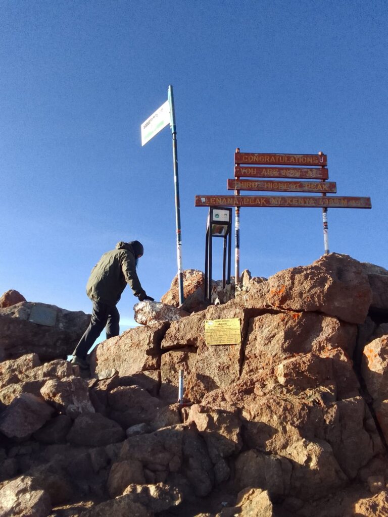  Top of Mt Kenya trek