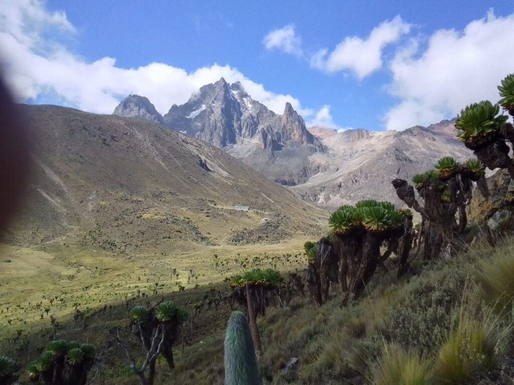 climbing mount Kenya on 5days safari