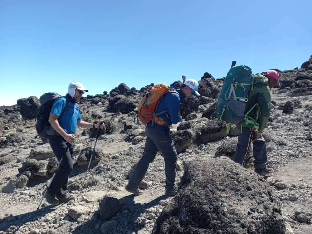 5days climbing Mount kenya lead by team leader Michael Gitahi Gichigo