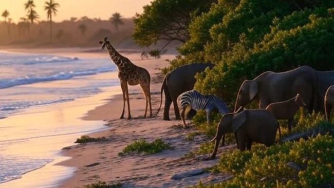 Saadani Beach, Tanzania